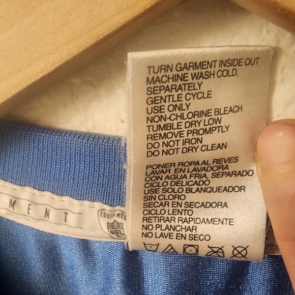 NFL Antonio Gates San Diego Chargers Powder Blue Reebok Jersey Boys Size XL - Picture 5 of 7